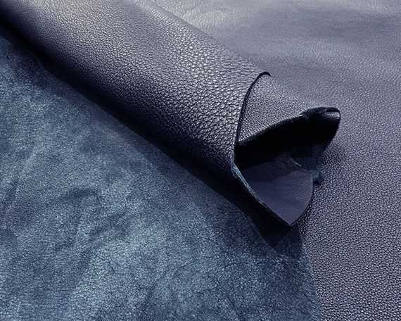 BAG/UPPER LEATHER SIDES LIMITED EDITION DEEPDENE BLUE 1.9MM (EACH)