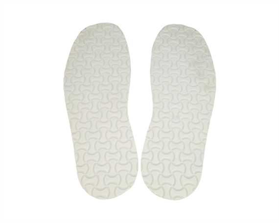 FULL RUBBER SOLE BONE SHAPE BK STYLE LARGE 5MM WHITE