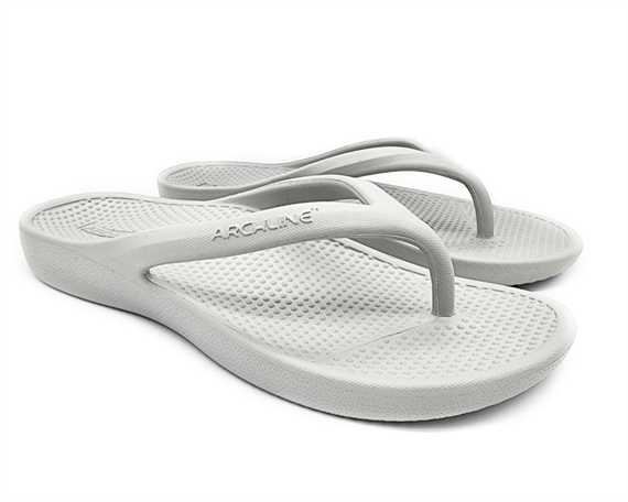 Archline Rebound Orthotic Thongs Size 47 Grey