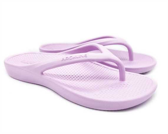 Archline Rebound Orthotic Thongs Size 41 Lilac