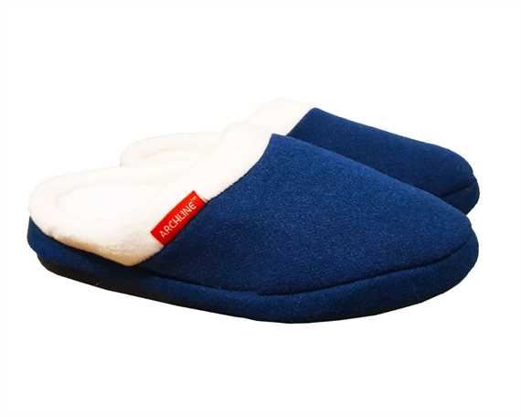 Archline Slippers Slip On Size EURO 46 Navy Marl