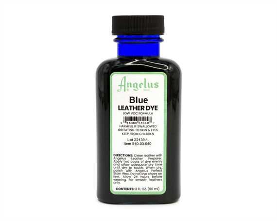 ANGELUS LOW VOC LEATHER DYE BLUE #040 88.72ML