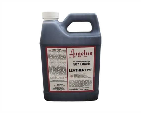 ANGELUS SPECIAL #507 LEATHER DYE BLACK #001 (1 QRT) 946ML