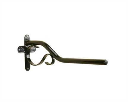 STUBBS Scroll saddle rack - wall fixing