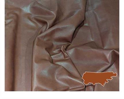 GLOVING LEATHER COW SIDES 0.8/1.0MM BROWN LIGHTWEIGHT