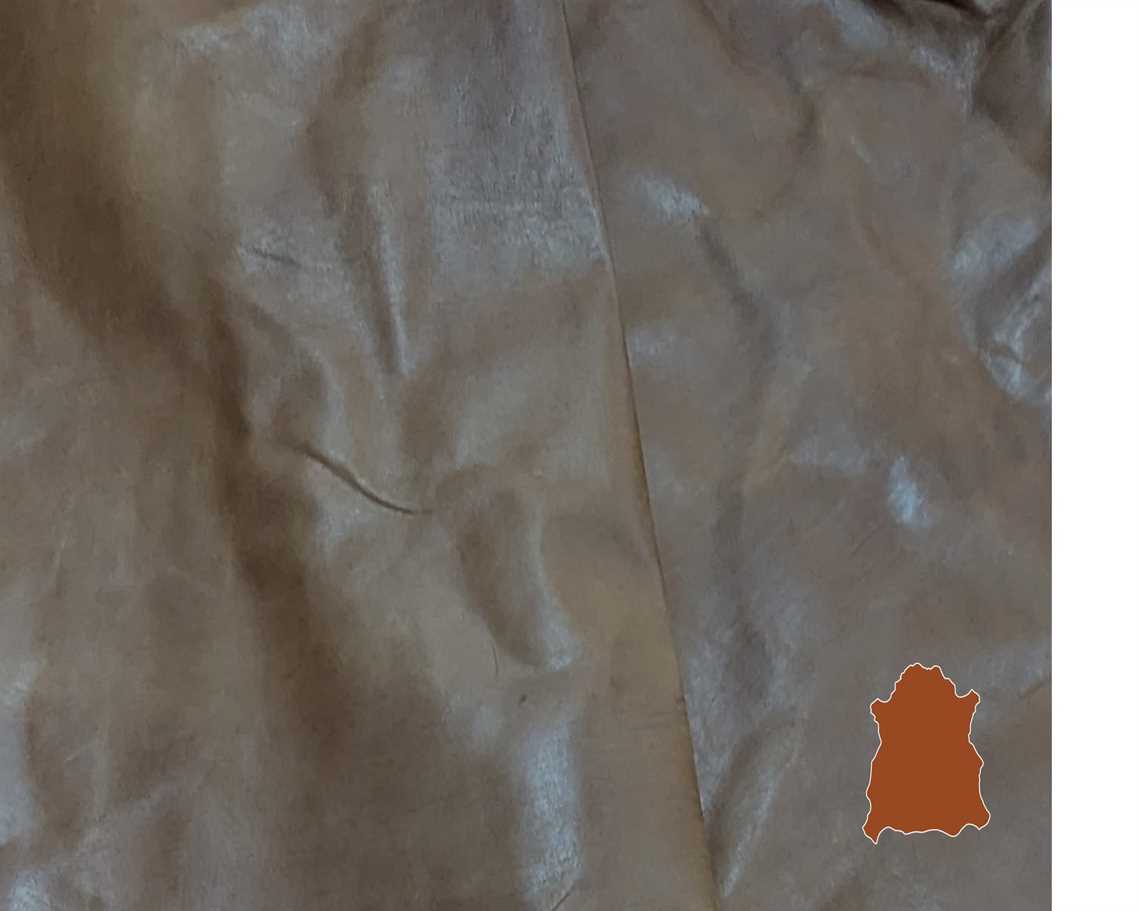 Cabretta CABRETTA SHEEP UPPER/BAG 0.8/0.9MM WAXY WHISKEY
