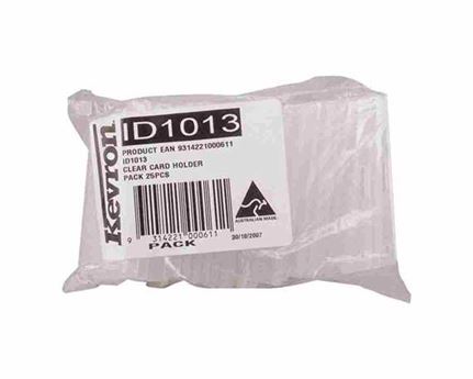 KEVRON CARD HOLDER CLEAR ID1013 BAG OF 25