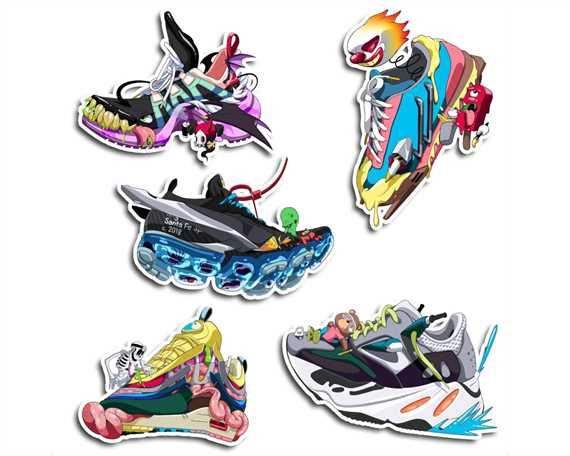 ANGELUS STICKER PACK SNEAKER SERIES-BY @McFlyyy (PK5)