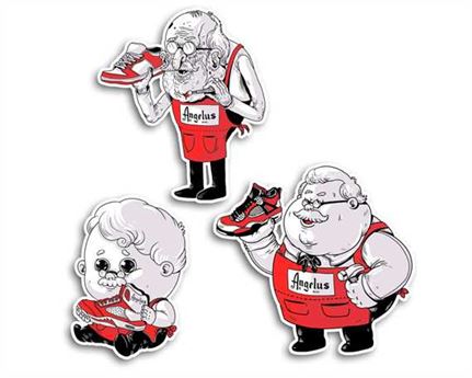 ANGELUS STICKER PACK OLD SCHOOL-BY @AlexMDC (PK3)