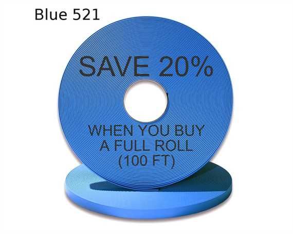 BioThane® BETA® SUPER HEAVY (3/4") 19MM CYAN BU521 (PER L/FT)