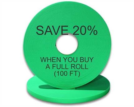 BioThane« BETA« SUPER HEAVY (1") 25MM FLURO GREEN GN528 (PER L/FT)