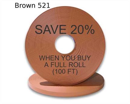 BioThane« BETA« STANDARD (5/8") 16MM CARAMEL BR521 (PER L/FT)