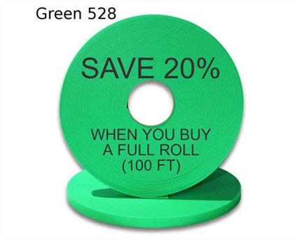 BioThane« BETA« STANDARD (1/2") 13MM FLURO GREEN GN528 (PER L/FT)