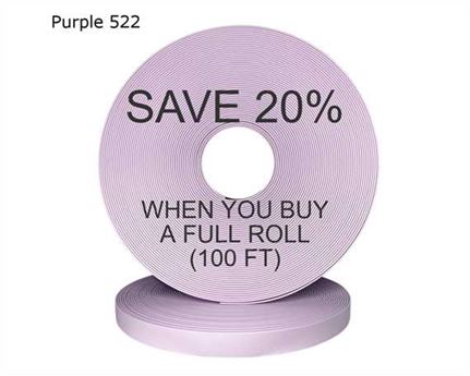 BioThane® BETA® STANDARD (5/8") 16MM LAVENDER PU522 (PER L/FT)