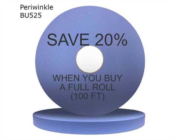 BioThane« BETA« STANDARD (5/8") 16MM PERIWINKLE BU525 (PER L/FT)