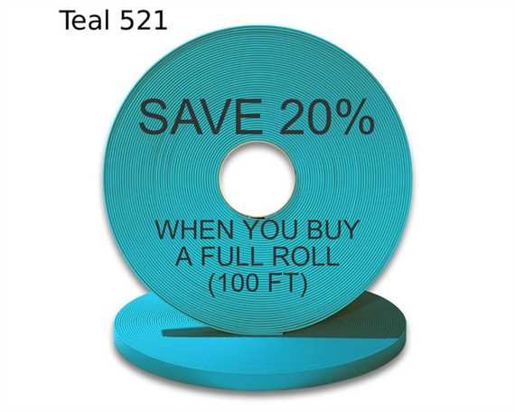 BioThane« BETA« STANDARD (5/8") 16MM TEAL TE521 (PER L/FT)