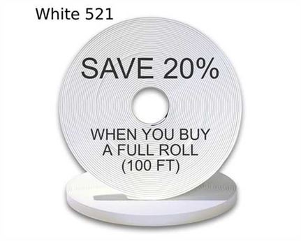 BioThane« BETA« STANDARD (1/2") 13MM WHITE WH521 (PER L/FT)