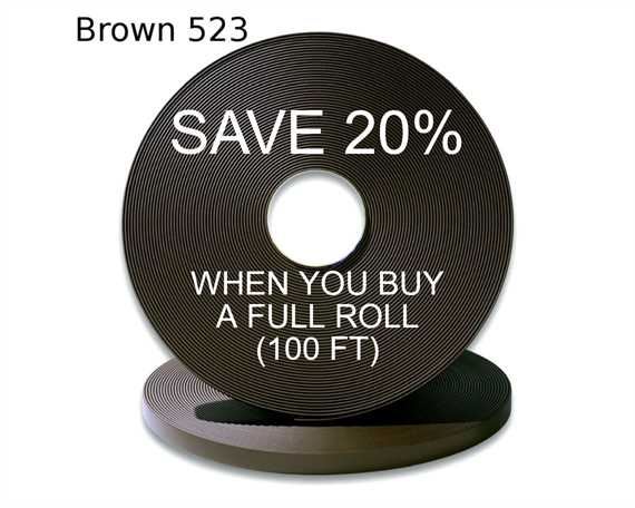 BioThane® BETA® SUPER HEAVY (5/8") 16MM BROWN BR523 (PER L/FT)