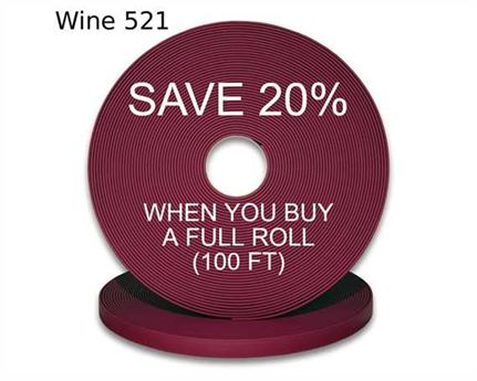BioThane® BETA® STANDARD (1/2") 13MM MAROON WN521 (PER L/FT)