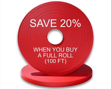 BioThane« BETA« STANDARD (1/2") 13MM RED RD522 (PER L/FT)