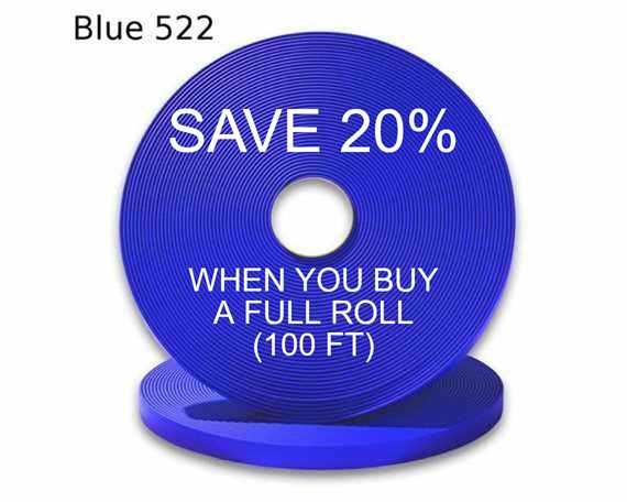 BioThane® BETA® STANDARD (1 1/2") 38MM SKY BU522 (PER L/FT)