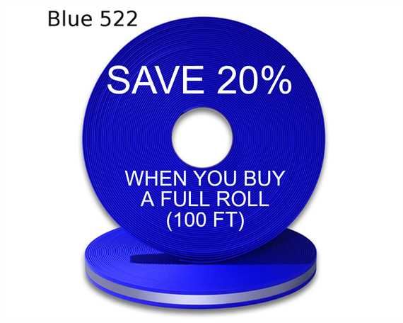 BioThane® BETA® REFLECTIVE (3/4") 19MM SKY BU522 (PER L/FT)