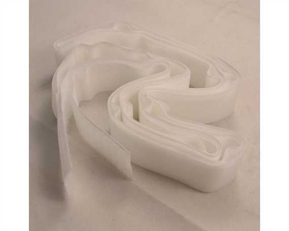 MINIT VELCRO STRIP WHITE 25MM HOOK & LOOP