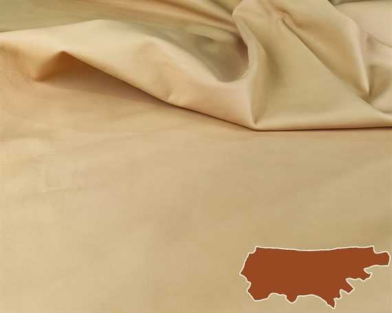 BAG LEATHER VELVET - ANILINE SIDES 1.0/1.2MM COL 20063