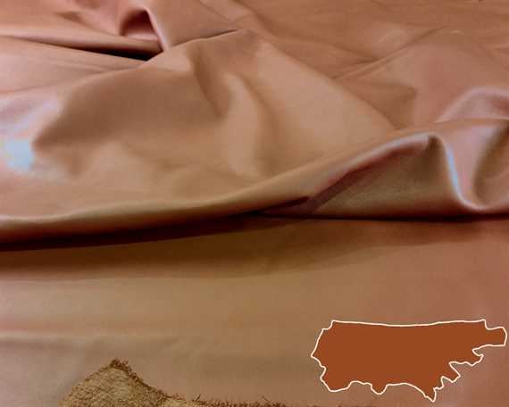 BAG LEATHER VELVET - ANILINE SIDES 1.0/1.2MM COL 32023