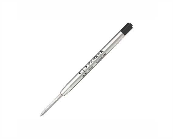 PARKER PEN REFILL MEDIUM POINT BLACK 1MM 