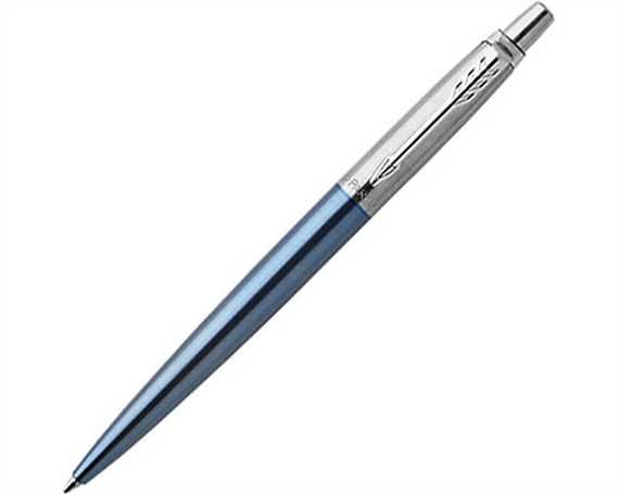 PARKER JOTTER WATERLOO BLUE CHROME TRIM BALLPOINT