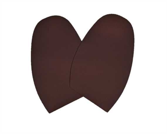 SILK SOLES CASALI SIZE 3 CHOCOLATE 1.3MM (PER PAIR)