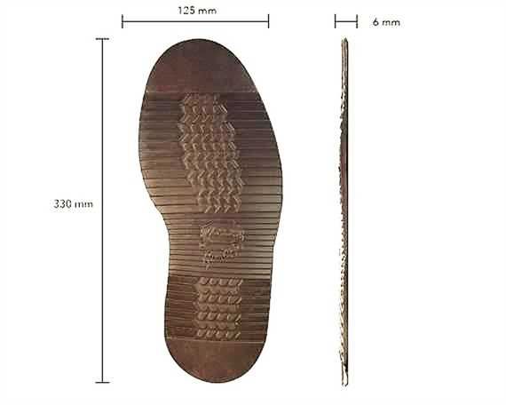 VIBRAM DURBAN SIZE 41-42 BROWN