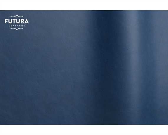 FUTURA SILK 0779 INDIGO UPHOLSTERY ANILINE LEATHER FULL HIDE