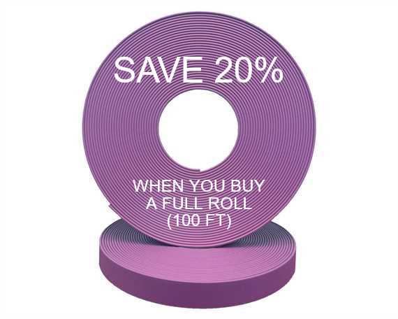BioThane® BETA® STANDARD (3/4") 19MM GRAPE PU527 (PER L/FT)