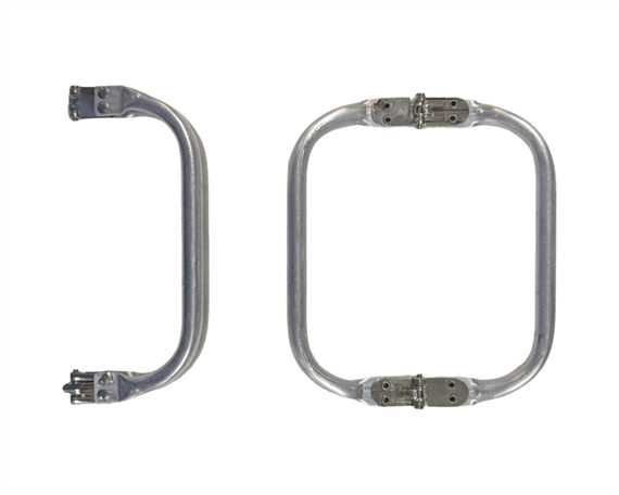 BAG DOCTOR CLUTCH PURSE FRAME SQUARE ALUMINIUM 12.5CM W X 7.0CM H