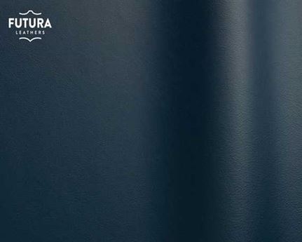 FUTURA LENA 2583 BLUE PIGMENTED UPHOLSTERY LEATHER FULL HIDE