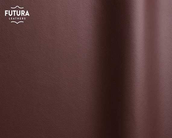 FUTURA LENA 3368 BURGUNDY PIGMENTED UPHOLSTERY LEATHER FULL HIDE