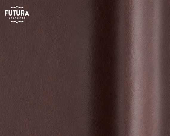 FUTURA TOUCHE 02034 BROWN MATT WAX EFFECT UPHOLSTERY LEATHER FULL HIDE