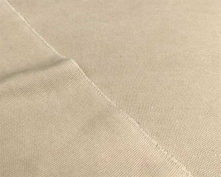 100% RECYCLED YARN DYED CANVAS 16oz BONE #01 140cm Wide (Lineal Metre)