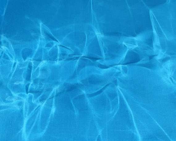 100% WAXED COTTON CANVAS 8oz BRIGHT BLUE #02 140cm Wide (Lineal Metre)