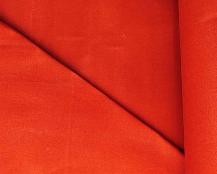 100% WAXED COTTON CANVAS 16oz DARK ORANGE #01 140cm Wide (Lineal Metre)