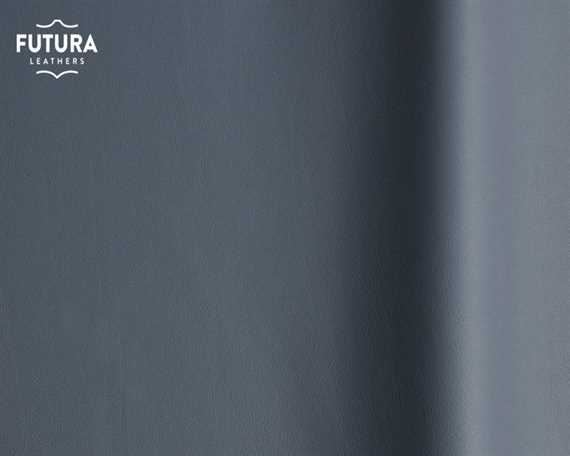 FUTURA ANGOLA 76054 BLUE/GREY PIGMENTED UPHOLSTERY LEATHER FULL HIDE