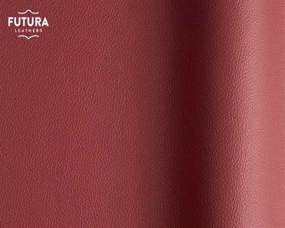 FUTURA SIERRA 340 RED PIGMENTED UPHOLSTERY LEATHER FULL HIDE