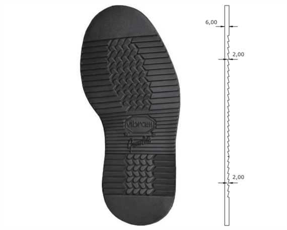 VIBRAM DURBAN SIZE 37-38 BLACK