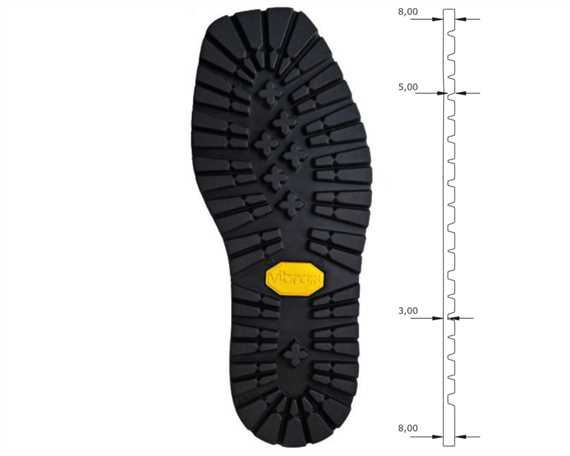 VIBRAM JANKUAT SOLE 45/46 1220