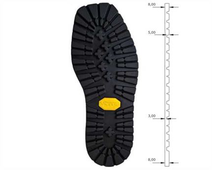 VIBRAM JANKUAT SOLE 37/38 1220 