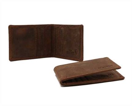 Genuine Leather RFID Cognac Card wallet