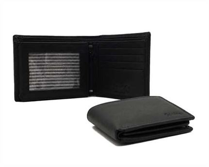 Genuine Leather RFID Black wallet