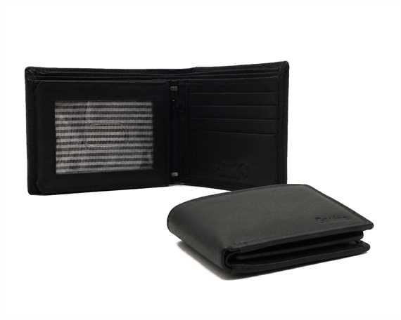 Genuine Leather RFID Black wallet
